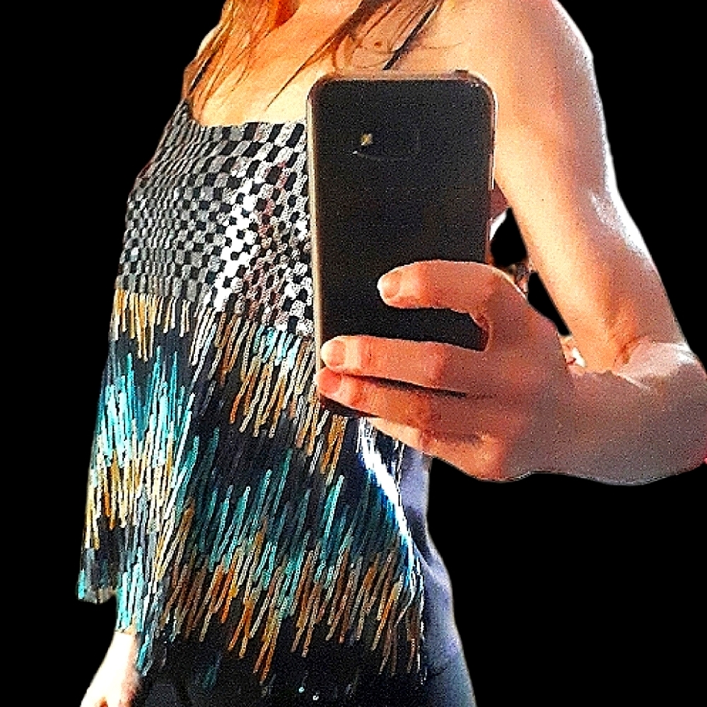 Zara sequin camisole